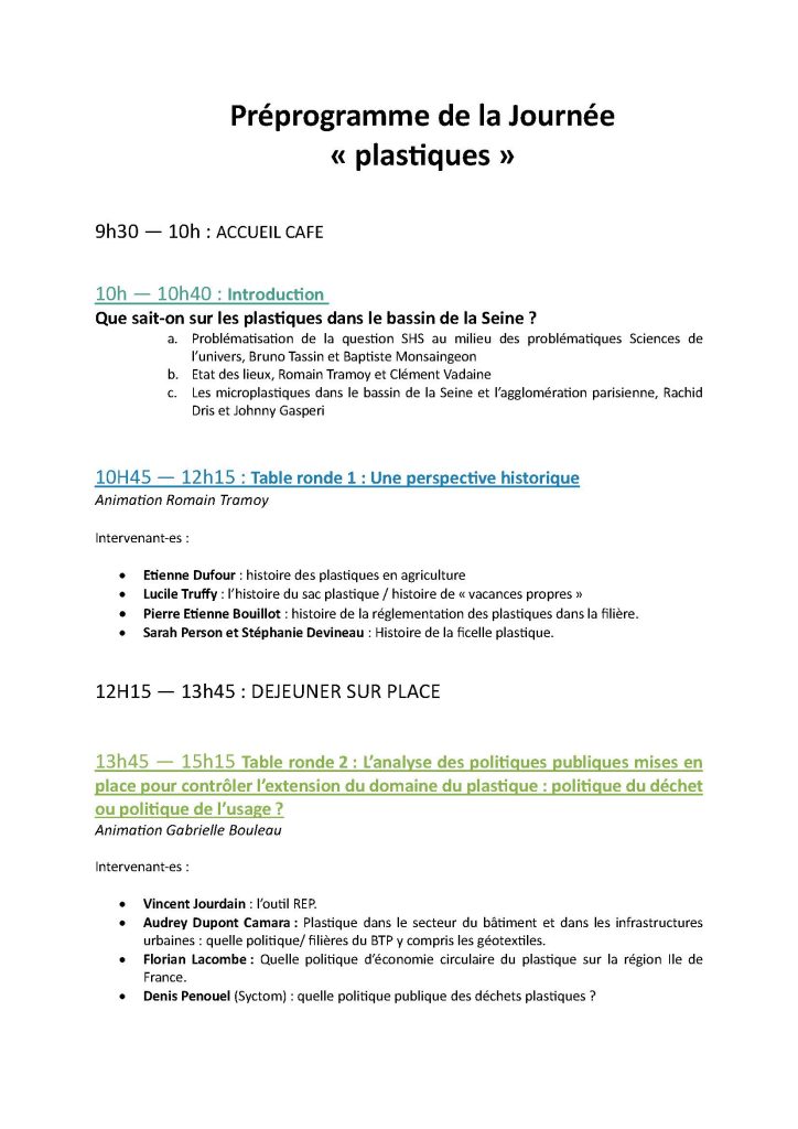 Inscrivez-vous à la journée 